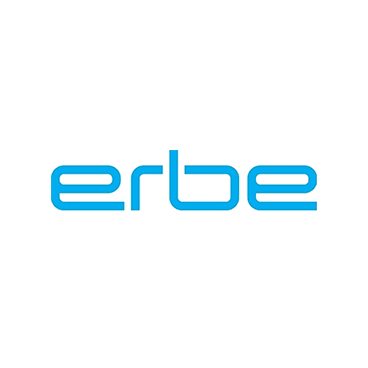 Logo of ERBE Elektromedizin; the medical technology manufacturer has mapped all service processes and maintenance contracts, including device records, in the CRM. Erbe also benefits from the mobile app for the service field team.